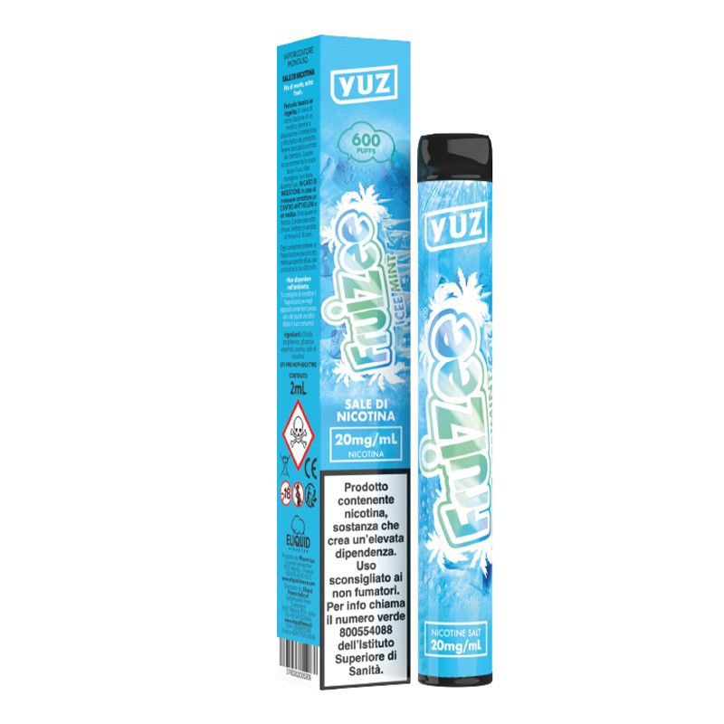 YUZ Ice Mint Fruizee Disposable Cigarette 600 Puff SmoKing