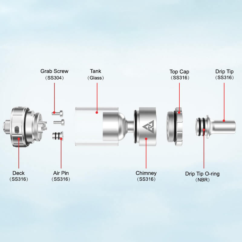 TRINITY MTL RTA Atomizer Ambition Mods