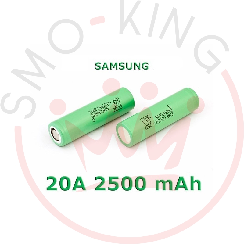 Samsung INR 18650 Hybrid Battery (2500 mAh) - Flat Top