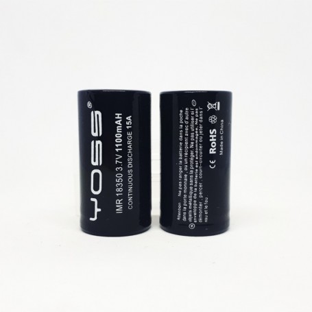 Yoss Battery 18350 1100mAh 15A Smo KingShop.it