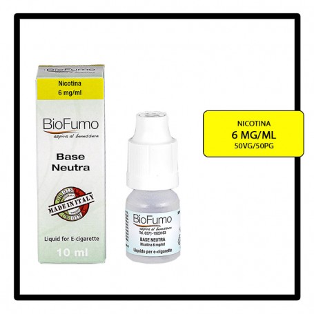 BIOFUMO Base Neutra 10 ml 50/50 Nicotina