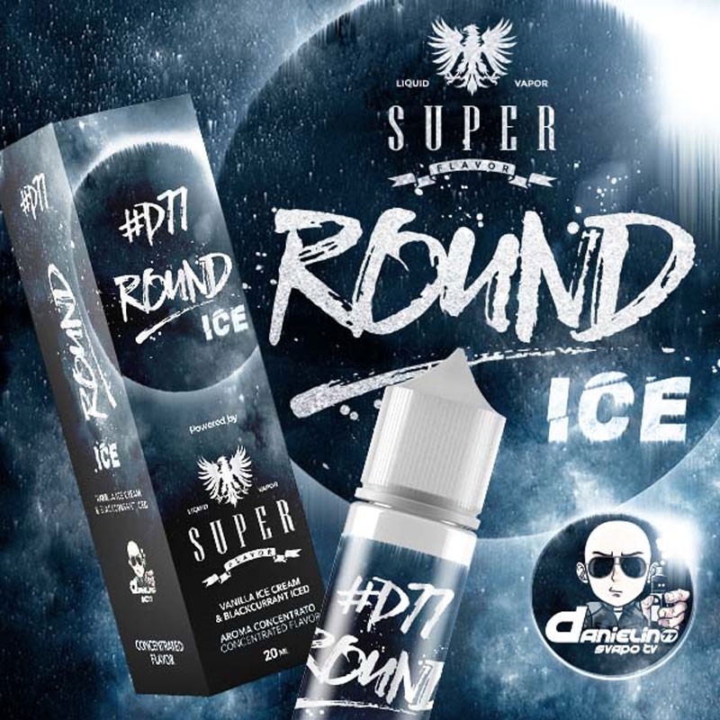 Round #d77 Super Flavor - Liquido 20ml scomposto per sigaretta elettronica