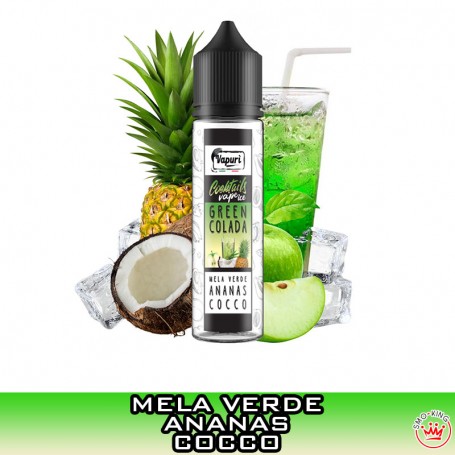 Green Colada Cocktails Vape Ice Decomposed Aroma 20 ml Vapur Smo