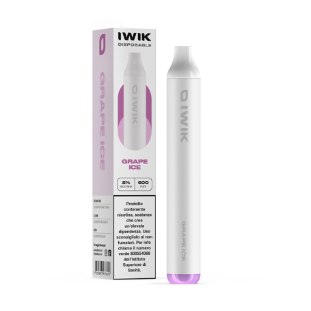 IWIK Grape Ice 400mAh Disposable Cigarette 600 Puff