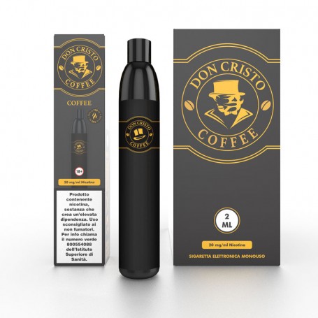 Don Cristo COFFEE 400mAh Sigaretta Usa e Getta 600 Puff PGVG Labs