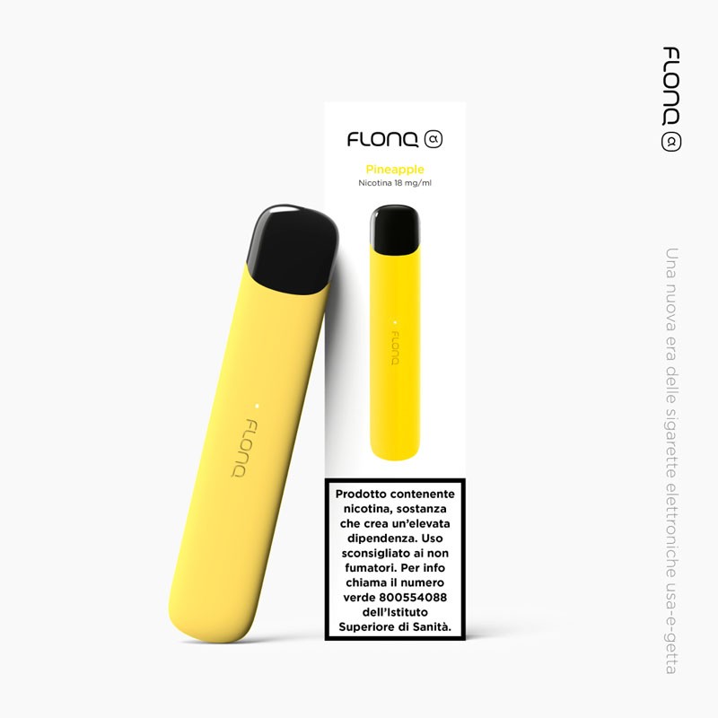 Flonq Alpha PINEAPPLE Disposable Cigarette 600 Puff | SmoKing