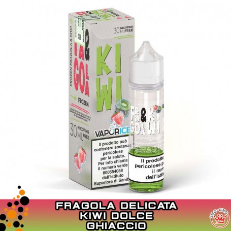 Vaporart Fragola e Kiwi Liquido Sigaretta Elettronica - Esigitaly