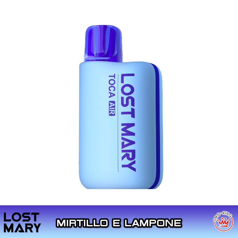 Lost Mary TOCA AIR Rechargeable Battery Kit 750mAh + Pod BLUEBERRY SOUR ...