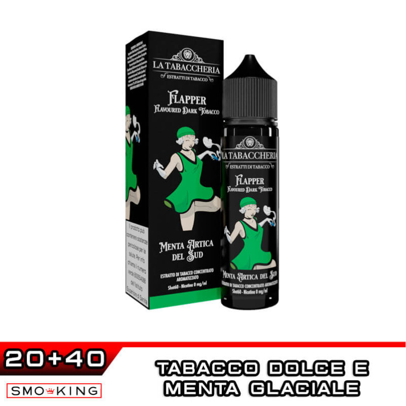 Menta Artica del Sud Flapper Juice Tobacco Extra Dry 4Pod Aroma 20 ml La  Tabaccheria