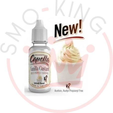 Capella Vanilla Custard V2 Aroma 13ml Svapo Smokingshop.it