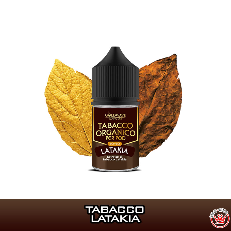 Latakia Tabacco Organico Mini Shot 10+10 ml Goldwave