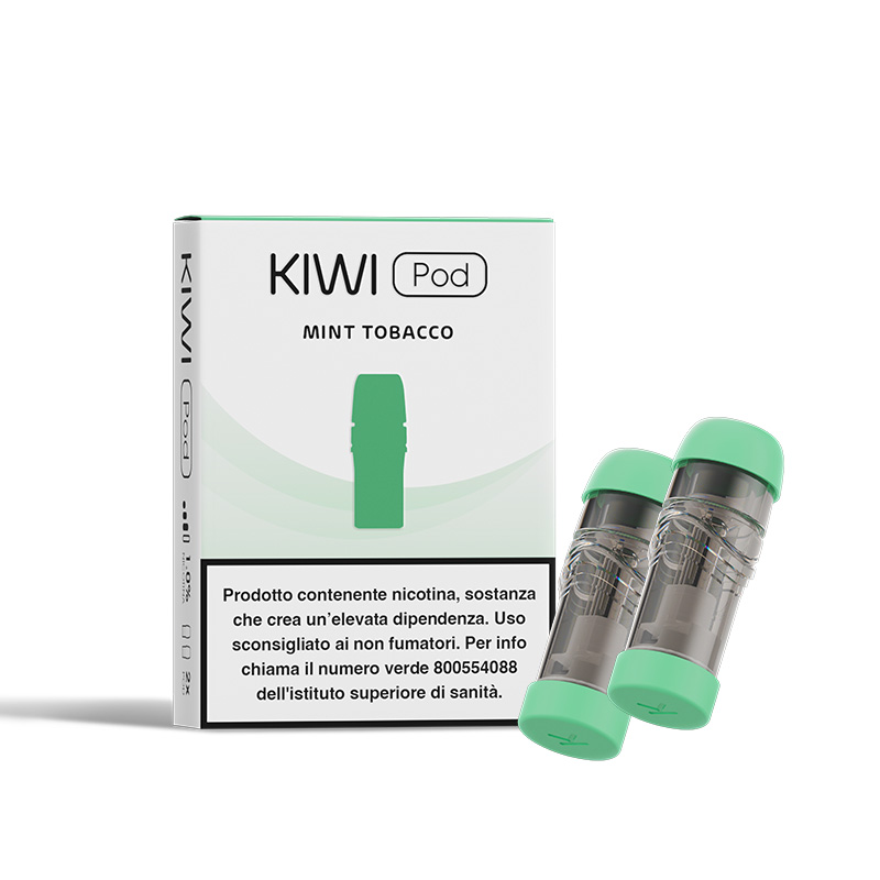 Mint Tobacco KIWI POD Resistenza Precaricata per Kiwi - 2 Pezzi
