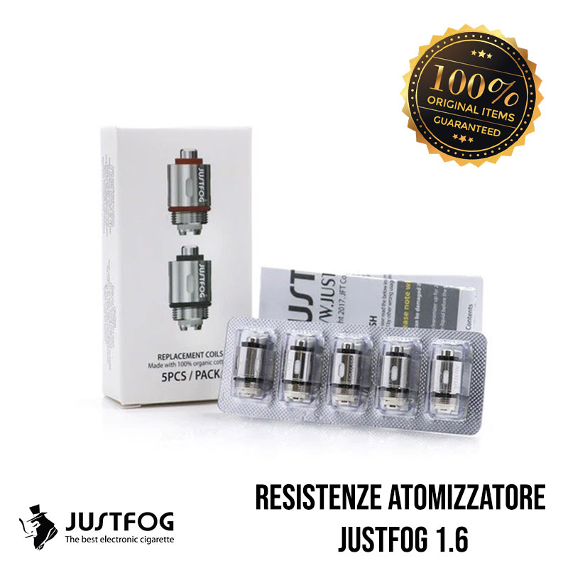 Resistenze Justfog Resistenze 1.6ohm G14 C14 S14 Q14 Q16
