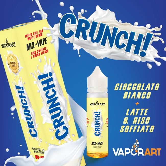 Vaporart Crunch 40 ml Mix Liquido Sigaretta Elettronica