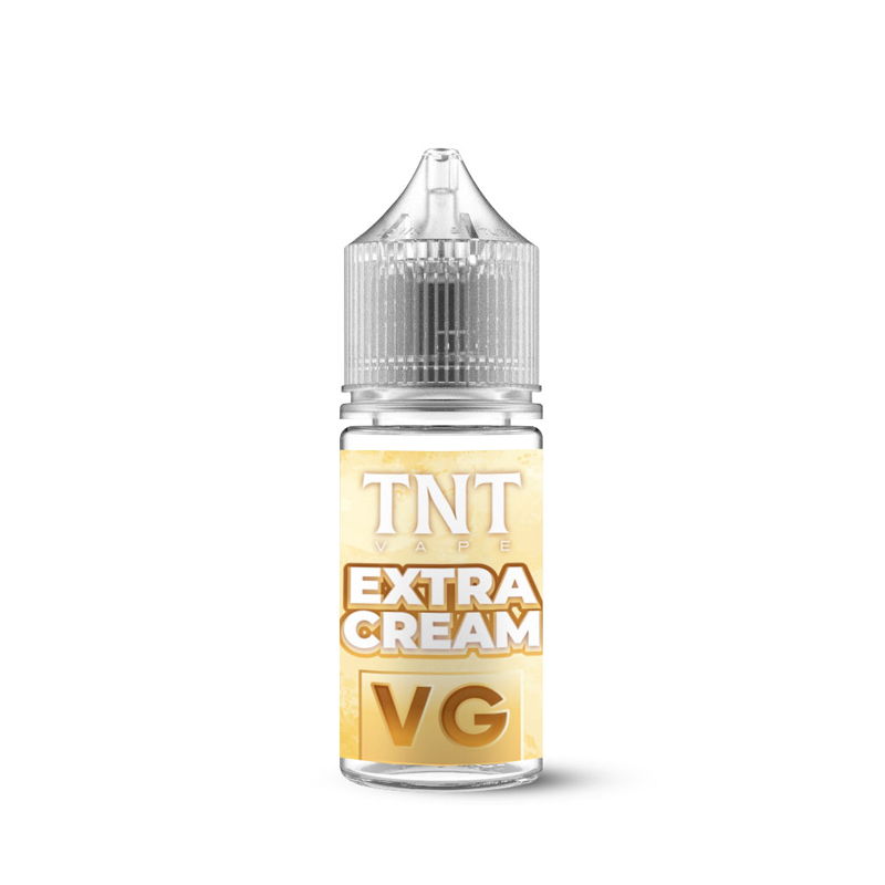 TNT Vape Extra Cream VG Glicerina Vegetale 30 ml per Sigaretta Elettronica