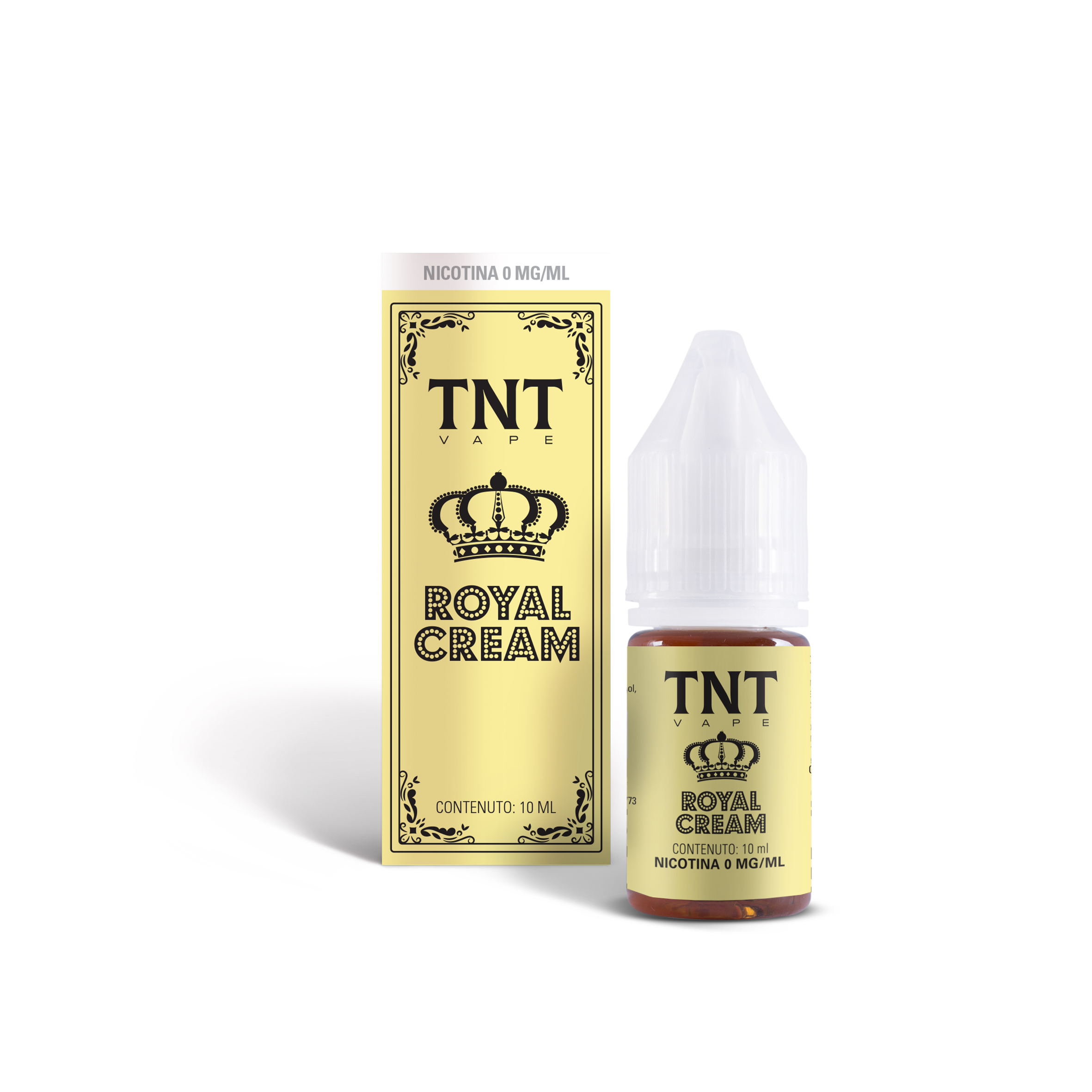 TNT Vape Royal Cream 10 ml Liquido Pronto Nicotina